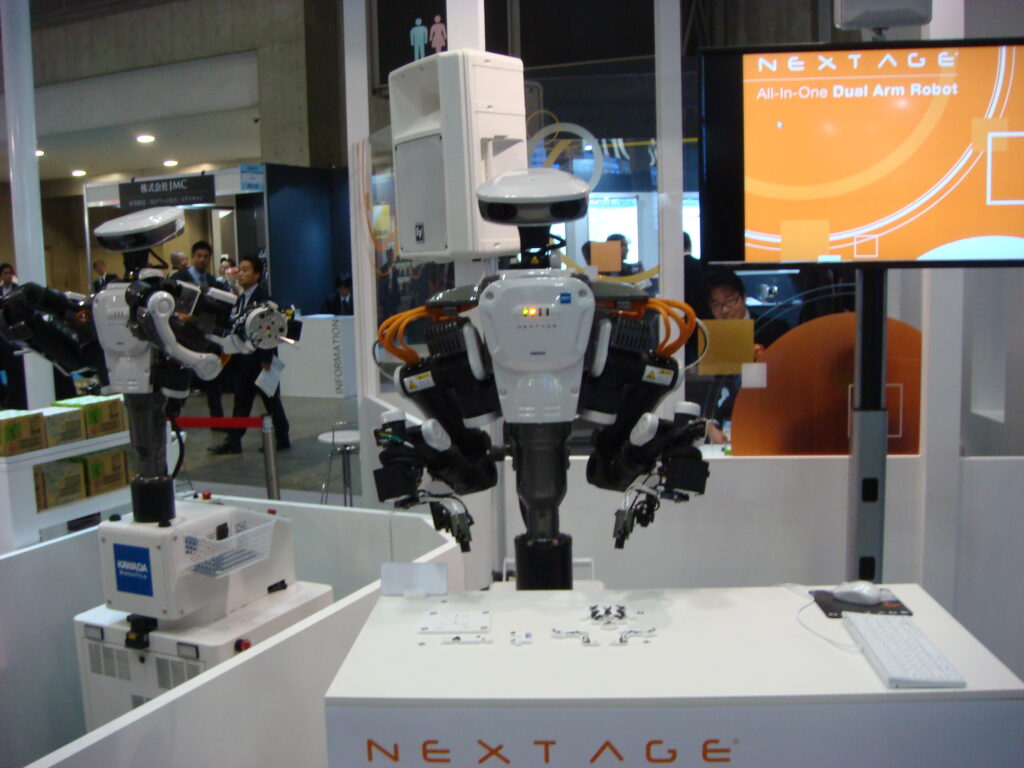 川田工業の人型協働ロボット